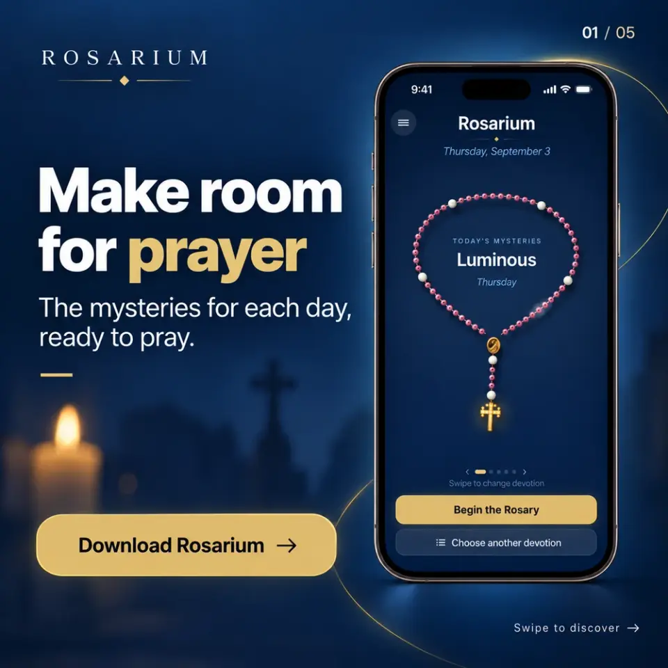 Rosarium: make room for prayer — the mysteries for each day, ready to pray